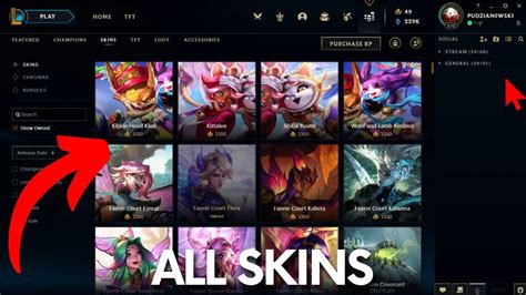 How many Skins are in League of Legends 2023 - All SKINS in LOL - YouTube