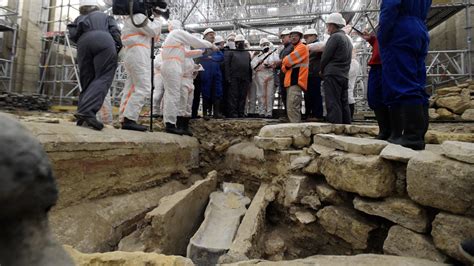 Archeologists discover historical artifacts during Notre Dame Cathedral ...