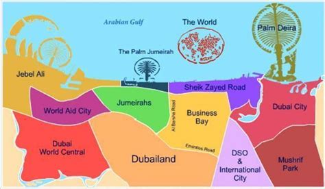 Dubailand map - Map of Dubailand (United Arab Emirates)