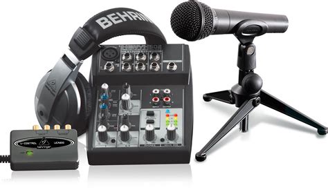 Podcast Setup Kit Youtube Equipment Twitch Streaming Home Recording ...