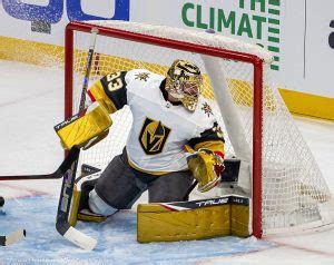 Adin Hill records first career NHL playoff shutout