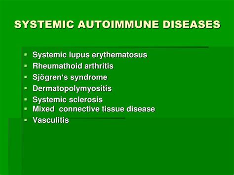 PPT - AUTOIMMUNE DISEASES PowerPoint Presentation, free download - ID:2952493