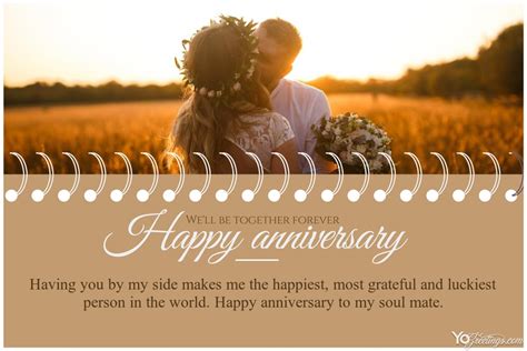 Customize Marriage Wedding Anniversary Cards With Photos And Wishes