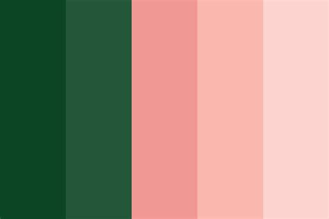 KAF0001 Emerald and Pink Color Palette