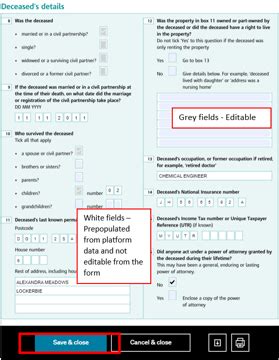 How do I prepare an IHT400 form and the relevant schedules?