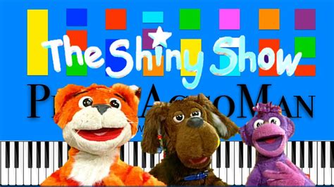 CBeebies - The Shiny Show Theme Song (Slow Easy Medium) Piano Tutorial ...