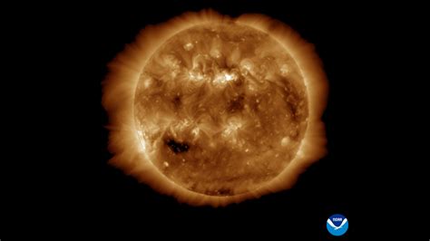 NOAA forecasts strong solar storm after two eruptions on the Sun ...