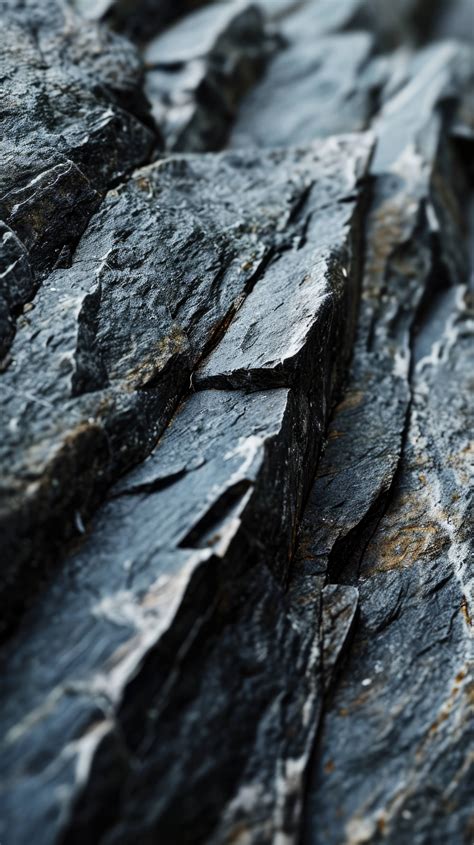 black rock texture, close-up of stone wall, high-resolution stone ...