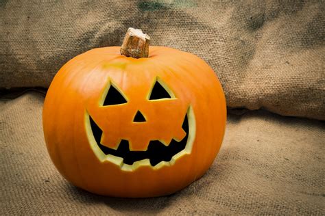 Pumpkin With Halloween Face Free Stock Photo - Public Domain Pictures