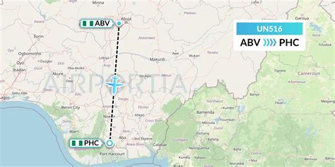 UN516 Flight Status United Nigeria Airlines: Abuja to Port Harcourt (NUA516)