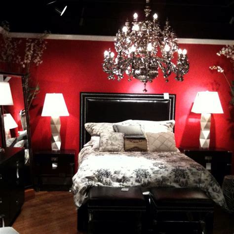 Pin by Courtney Cachet on Fabulous Lives Here | Red bedroom walls, Red bedroom decor, Red ...