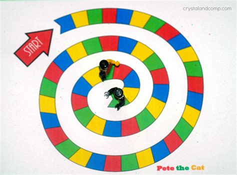 Free Printable Math Game Pete the Cat Inspired - CrystalandComp.com