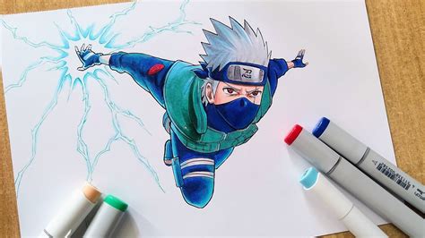 How to Draw Kakashi - Double Mangekyou Sharingan | Step By Step Tutorial - YouTube