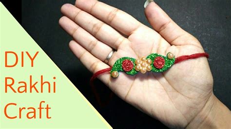 Homemade Rakhi | Rakhi Craft | Very Easy Craft | Homemade Art | Glitter Craft Ideas | GT art n ...