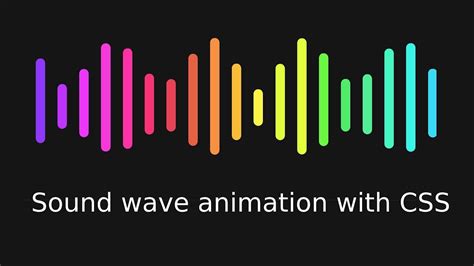 Stunning Sound Wave Animation with only CSS3