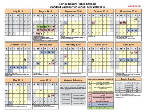 Fairfax County Public Schools 2022-22 Calendar 2024 - Schoolcalendars.net