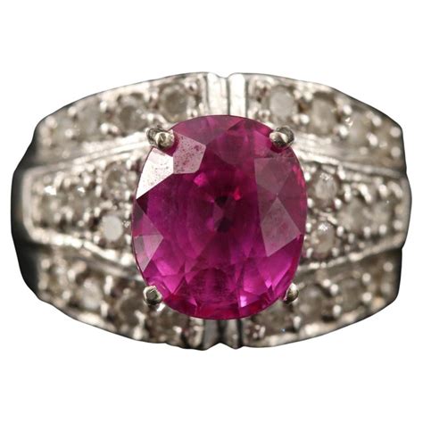 Customizable Vintage Ruby Wedding Ring, Antique Ruby Engagement Ring, Art Deco For Sale at 1stDibs