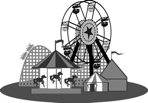 Fair PNG Black And White Transparent Fair Black And White.PNG Images. | PlusPNG