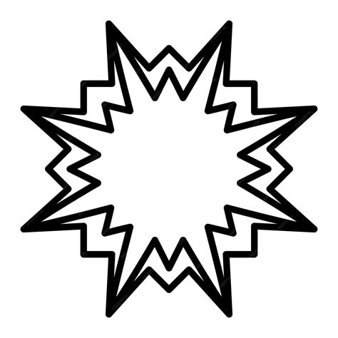 Premium Vector | Starburst icon symbol design element vector illustration