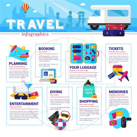 Travel Infographics 479346 Vector Art at Vecteezy