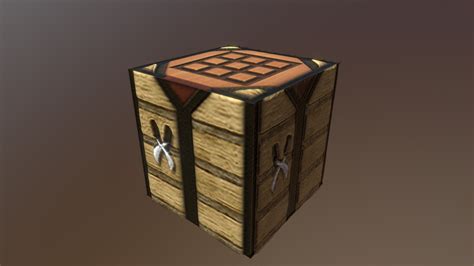 Minecraft HD-CraftingTable - Download Free 3D model by Blender3D [7f76c79] - Sketchfab