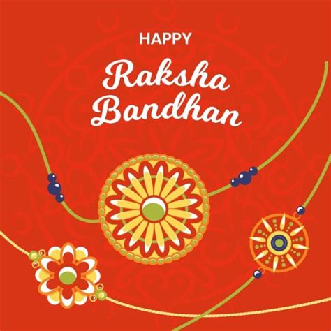 Edit this Hand-drawn Raksha Bandhan Decoration Card design online