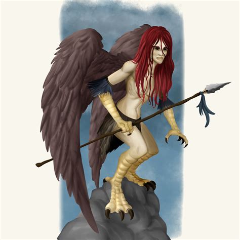 ArtStation - D&D Harpy