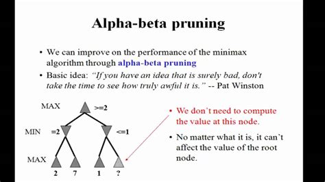 CSE2011 - Artificial Intelligence - Game Trees, MinMax Algorithm, Alpha Beta Pruning - Hazem ...