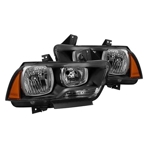 Spyder® - Dodge Charger with Factory Halogen Headlights 2011-2014 Driver and Passenger Side ...