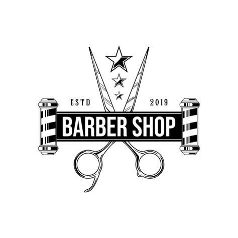 barber logo , barbershop logo, vintage | Logotipo do barbeiro, Nomes de ...