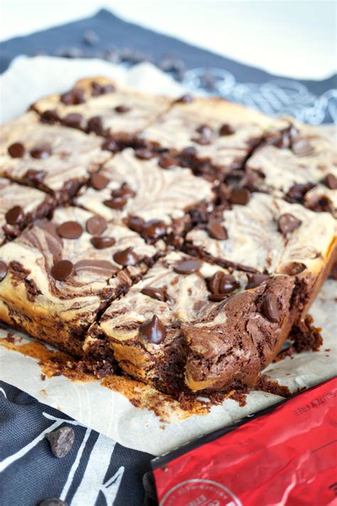 marbled cheesecake brownies - The Baking Fairy