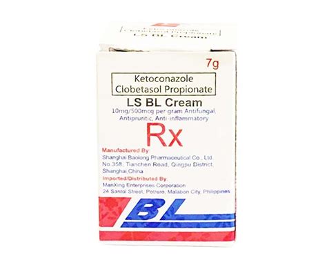 Ketoconazole Clobetasol Propionate LS BL Cream 7g