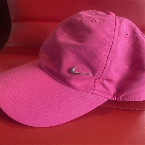 Nike Hat Color: Pink One size fits most (adjustable... - Depop