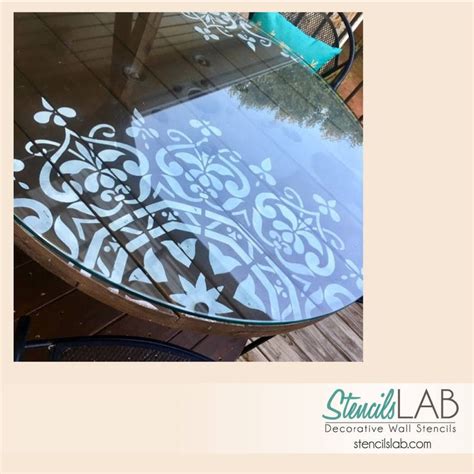 Mandala Style Stencil Furniture Stencils Large Wall | Etsy