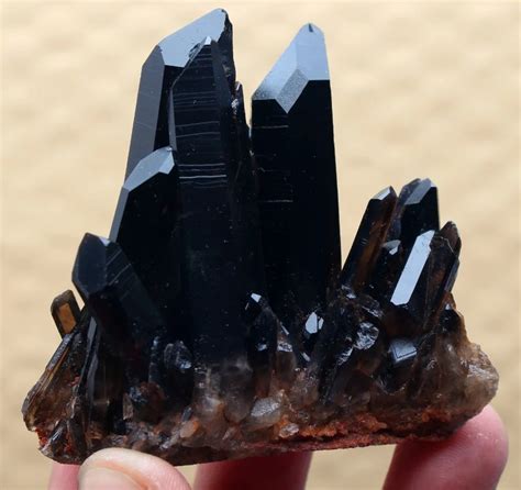 Aliexpress.com : Buy Clear Natural Beautiful Black QUARTZ Crystal Cluster Mineral Specimen ...