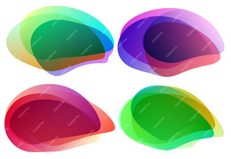 Premium Vector | Abstract blur shapes purple color gradient iridescent colors effect soft ...