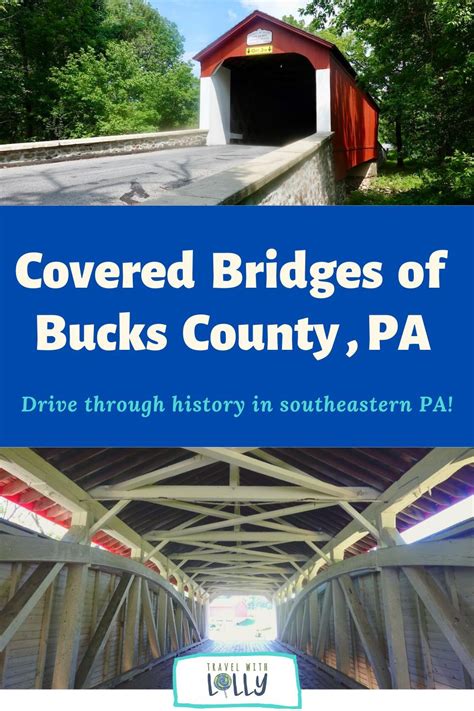 Covered Bridges in Bucks County | Covered bridges, Bucks county, Bridge ...