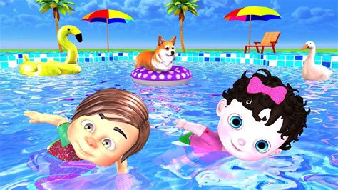 Swimming Song | Baby’s First Swim | Nursery Rhymes & Kids Songs - YouTube