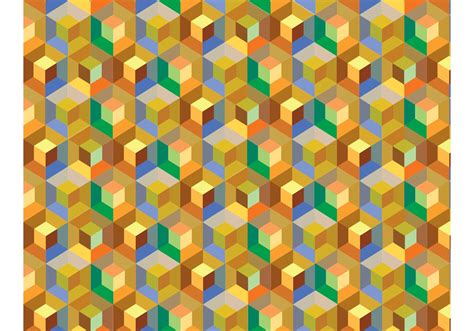 Cube Pattern Background Vector - Download Free Vector Art, Stock ...