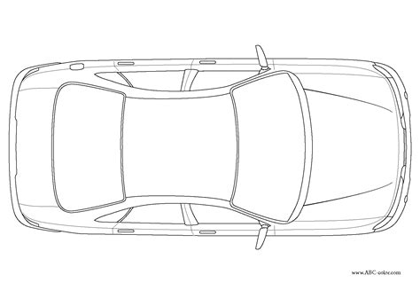 Car Top View Sketch at PaintingValley.com | Explore collection of Car ...