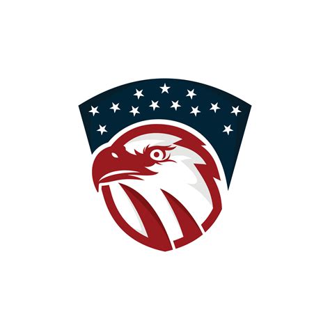 Bald eagle logo design template. Awesome a bald eagle logo. A bald ...