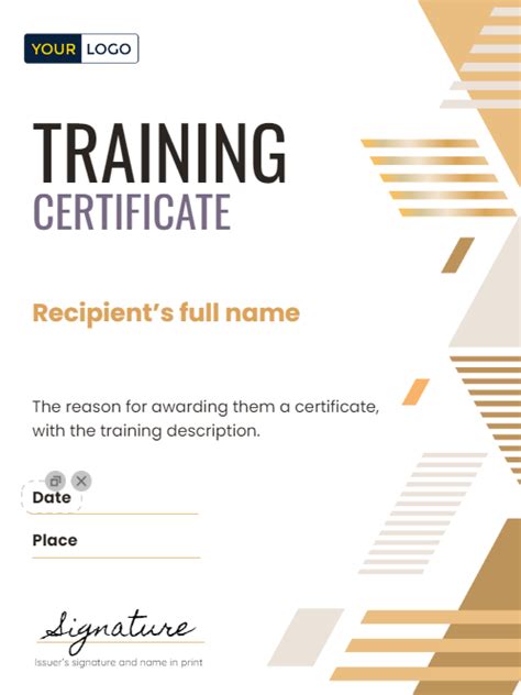 6 FREE Training Certificate Templates Ready for Use Immediately | Virtualbadge.io