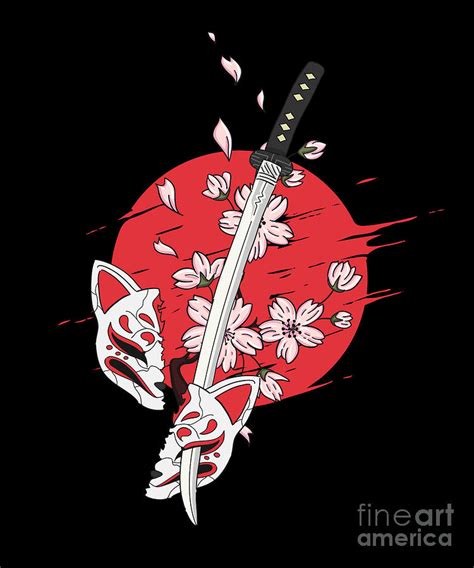 Japanese Sword Japan Kendo Katana Ninja Samurai Gift Digital Art by ...