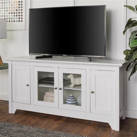 White - TV Stands - Living Room Furniture - The Home Depot