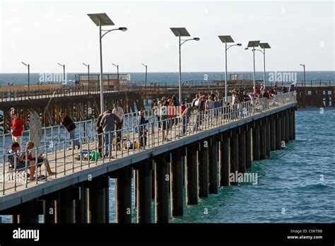 Rapid Bay Fishing Jetty Stock Photo - Alamy