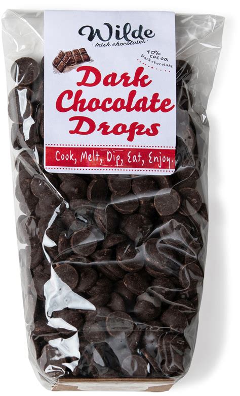 70% Cocoa Solids Chocolate Drops | Wilde Irish Chocolates