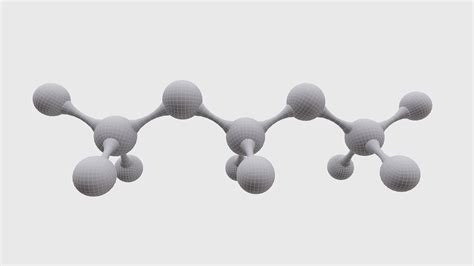 Dimethoxymethane Molecule With PBR 4K 8K 3D Model - TurboSquid 1943243