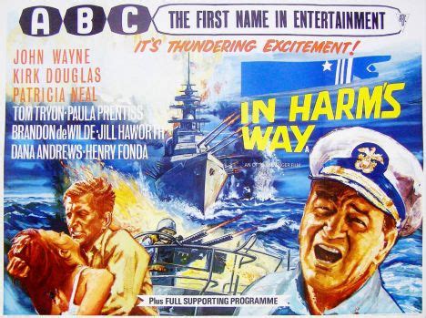 Solve IN HARM’S WAY - 1965 MOVIE POSTER JOHN WAYNE, KIRK DOUGLAS jigsaw puzzle online with 336 ...