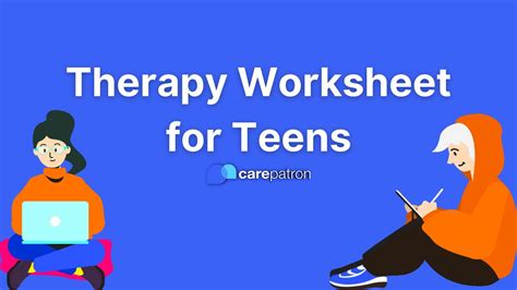 Therapy Worksheet for Teens - Worksheets Library