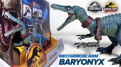 NEW BARYONYX! Jurassic World Dominion Toys Mechanical Armed Baryonyx and Custom Painted ...